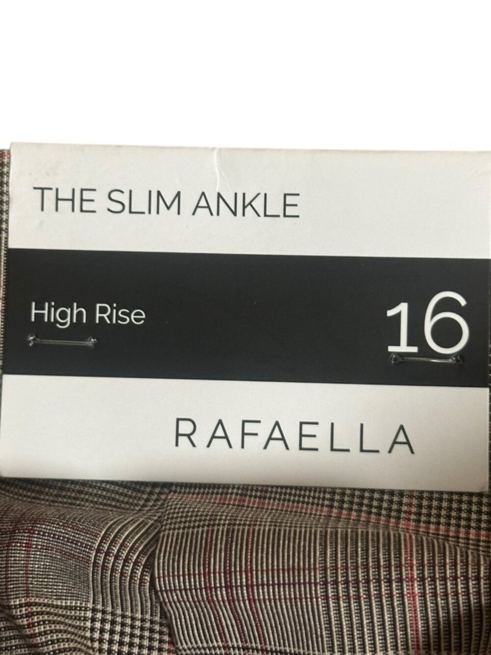 Rafaella Women's Pull-On High Rise Slim Straight Leg Stretch Pant Size 16 - Picture 8 of 13